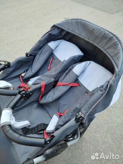 Коляска для двойни 3 в 1