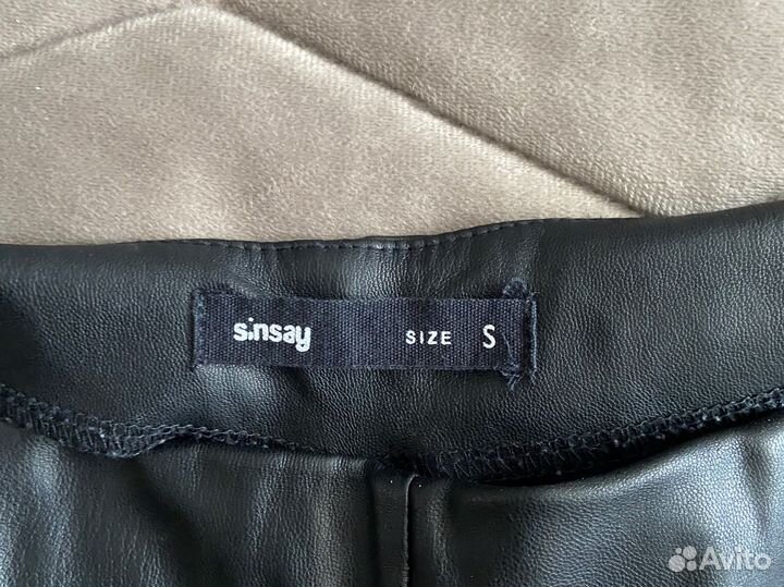 Легенсы кожаные