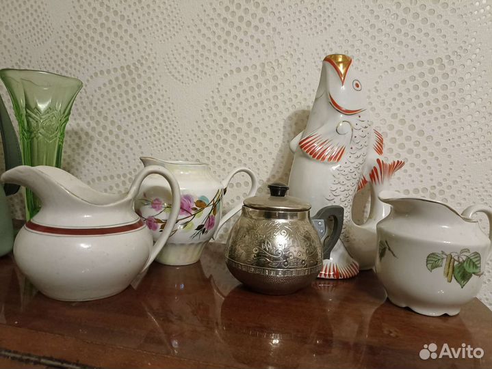 Молочники фарфор