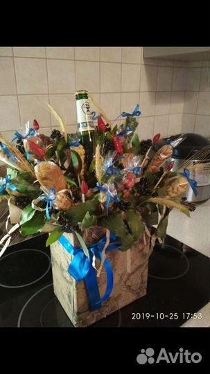 Съедобные букеты для мужчин