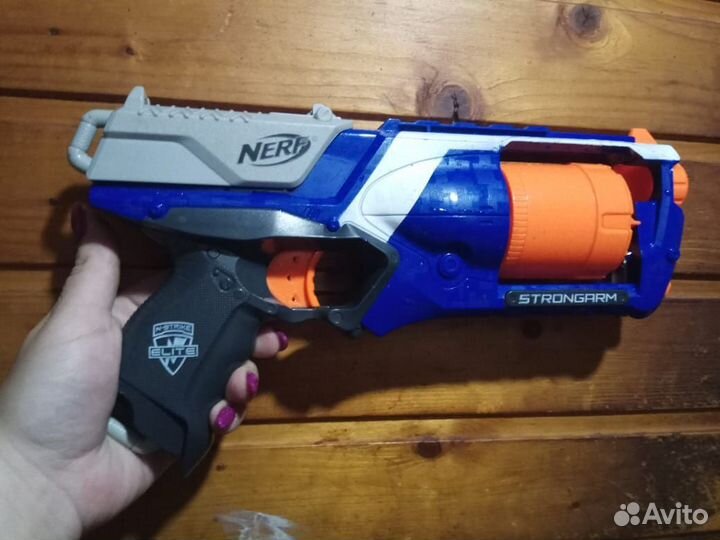 Бластер Nerf Strongarm N-strike Elite