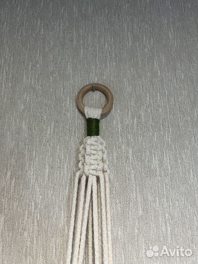 Кашпо для цветов подвесное макраме