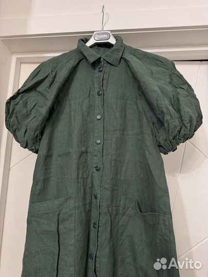 Платье льняное 44