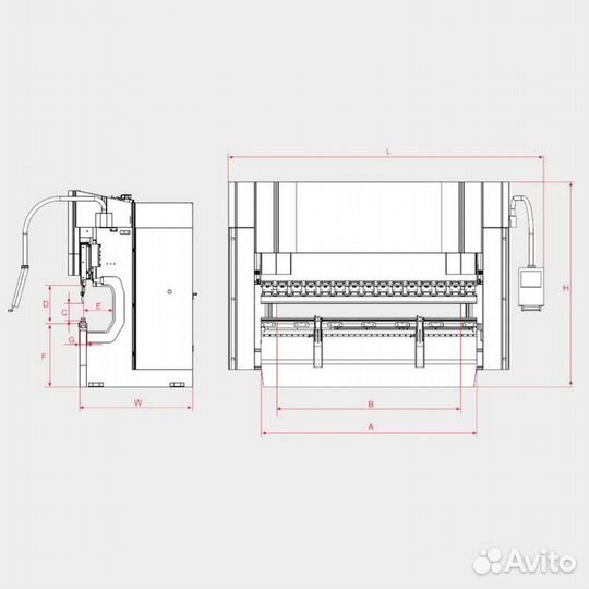 Листогибочный пресс AD-R 2060