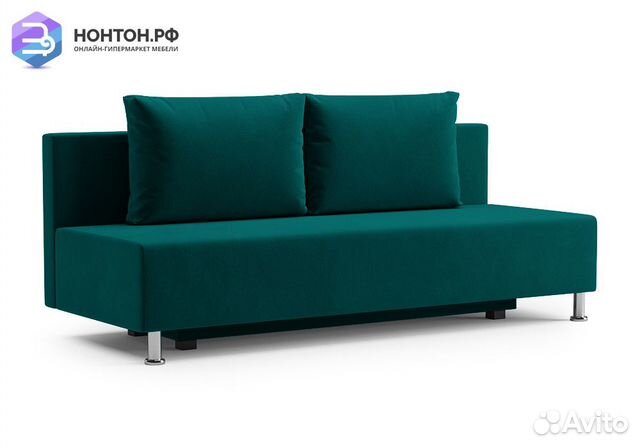 Диван еврокнижка Канна зеленый