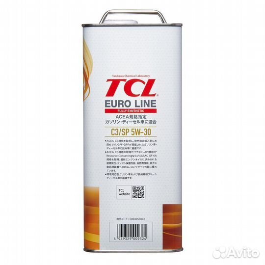 Масло моторное TCL Euro Line SP acea C3, 5W30