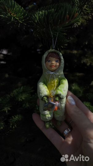 Ватные елочные игрушки ретро винтаж новый год
