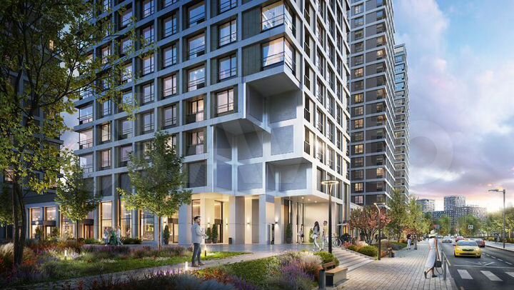 2-к. квартира, 66,7 м², 11/21 эт.