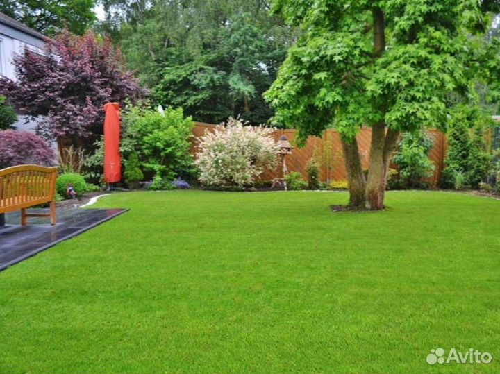 Укладка рулонного газона под ключ