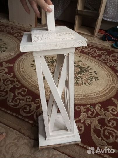 Фонарь декоративный деревянный