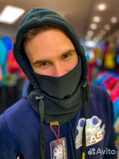 Капюшон флисовый primo HF BK