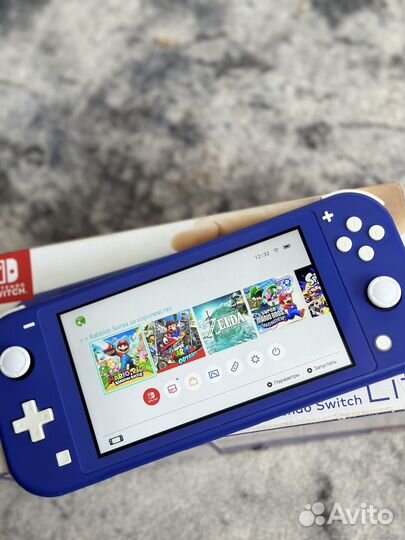 Nintendo Switch Lite прошитая (чип+128gb)