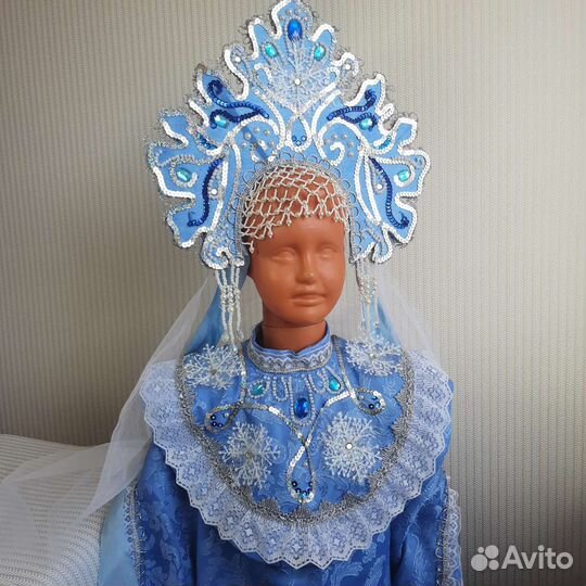 Костюм снегурочки рост 110-168