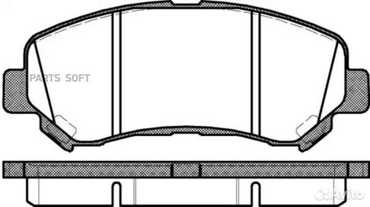 Road house 2131800 Колодки торм. диск. nissan Qash