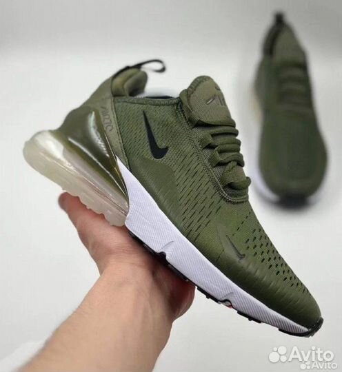 Nike air max 270 зелёные бел. подошва разм. 43