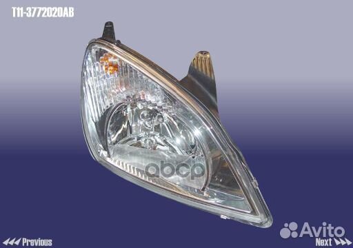 Фара правая с корректором T113772020AB chery