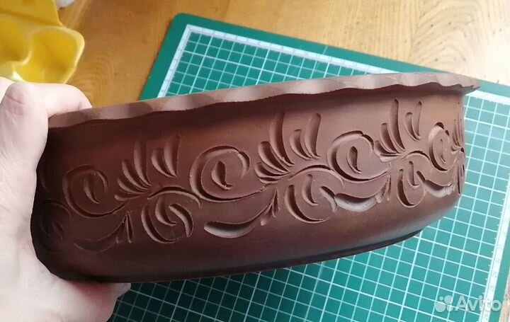 Форма для запекания из глины