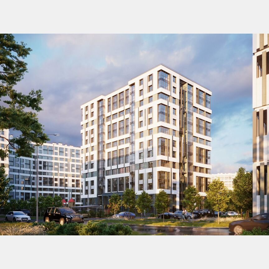 3-к. квартира, 84,9 м², 2/13 эт.