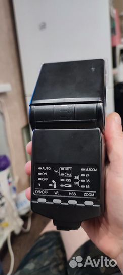 Вспышка sony hvl f36am