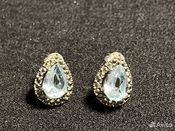 Серёжки серебро