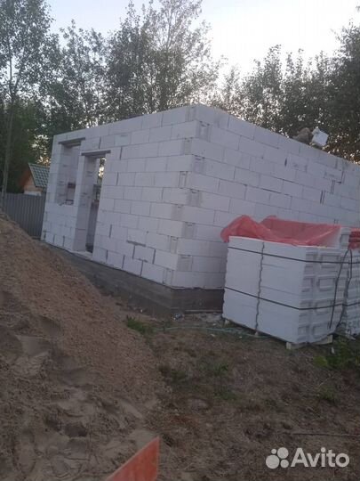 Кладка газоблока