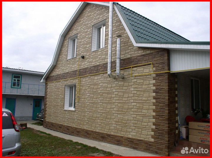 Виниловый сайдинг, гибкая черепица,фасадные панели