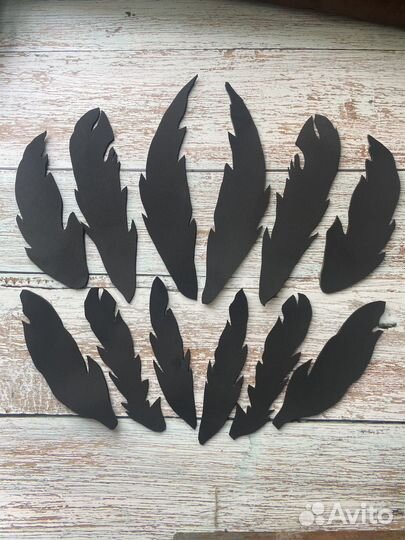 Заготовки для творчества из эва foam перья