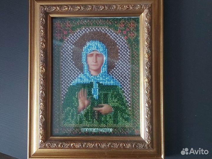 Икона из бисера