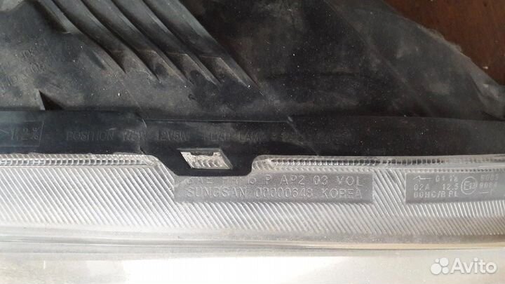 Передняя левая фара chevrolet lacetti хетчбек