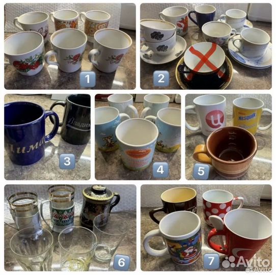 Чайные чашки Бокалы