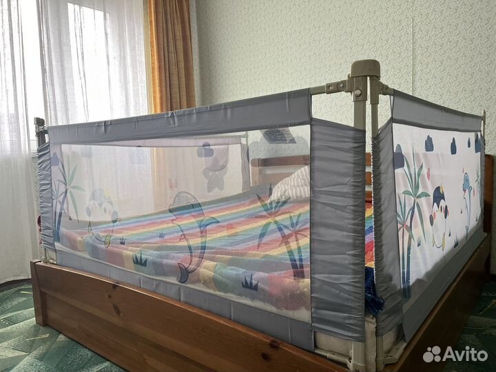 Бортики защитные на взрослую кровать