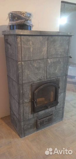 Печь-камин натуральный камень Kotka