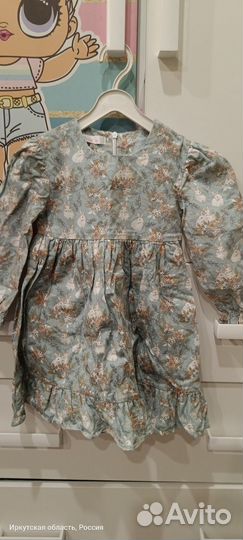 Платье для девочки 92