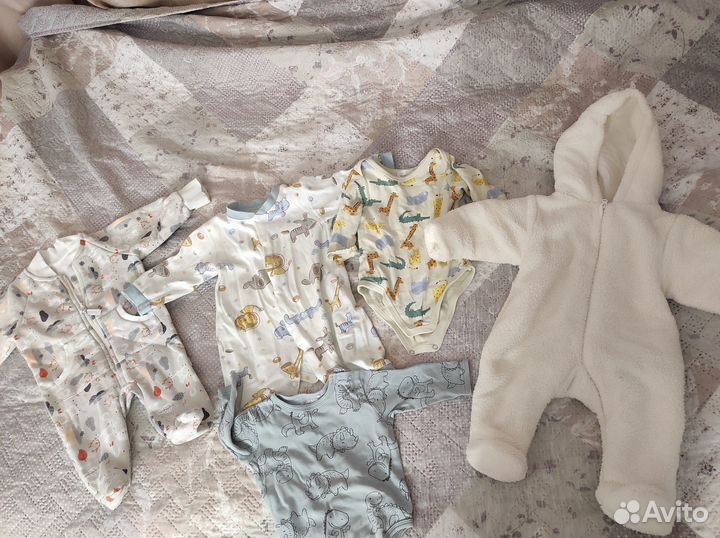 Детские вещи для новорожденных пакетом