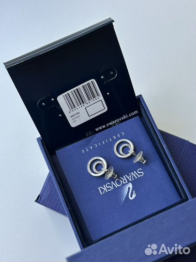 Серьги сваровски swarovski