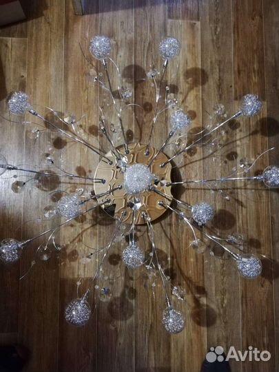 Люстра потолочная светодиодная с пультом