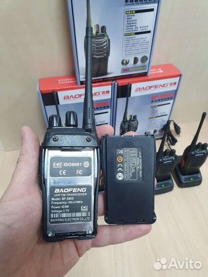 6 раций Baofeng BF-888s для строительства
