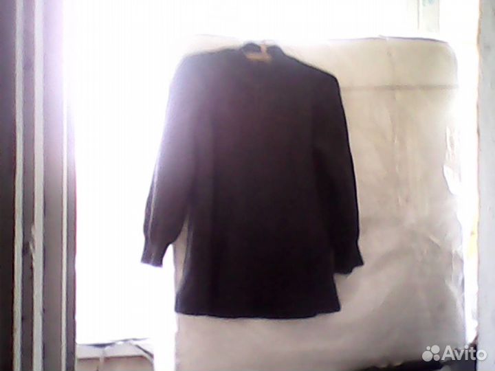 Свитер мужской, шерстяной, р.52-54, цвет серый