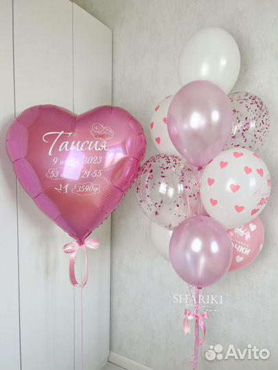 Шары на выписку, шарики в роддом