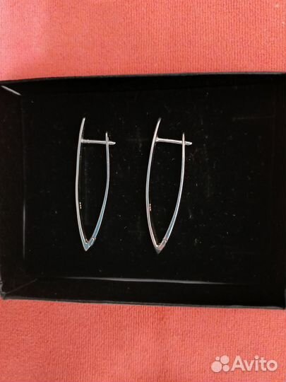 Серьги серебро