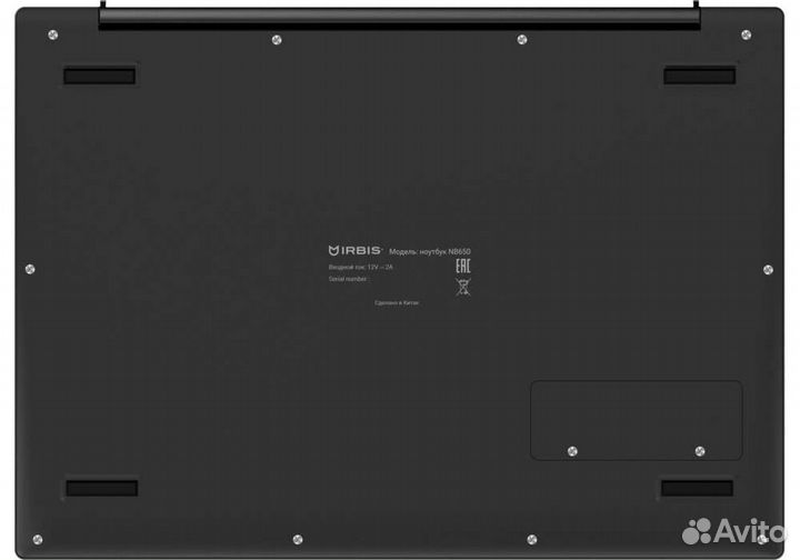 Российский ноутбук irbis NB660-NNC-003