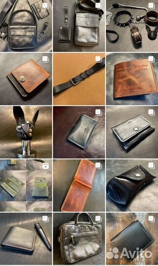 Изделия из кожи ручной работы на заказ