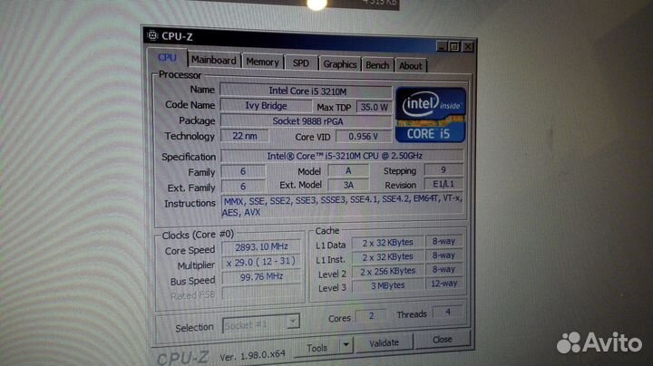 Intel Core i5 3210M