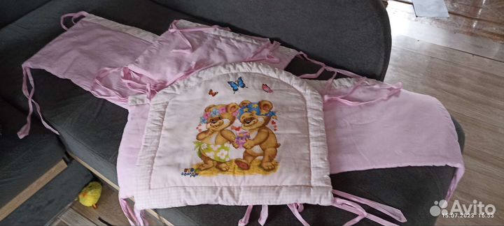 Бортики в детскую кроватку