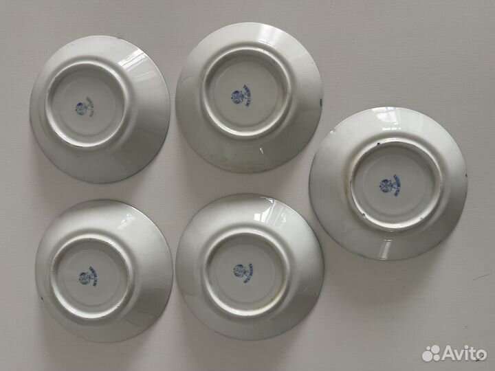 Чайные пары кузнецов винтаж фарфор