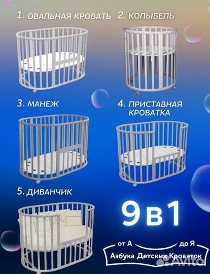 Детская кроватка трансформер бу