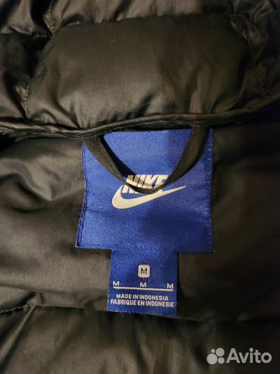 Пуховик мужской длинный nike оригинал