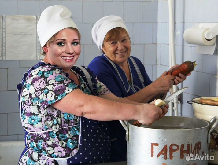 Работник кухни в столовую Вахта проживание+питание