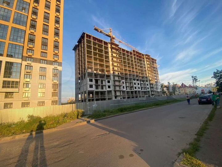 2-к. квартира, 61,6 м², 17/21 эт.