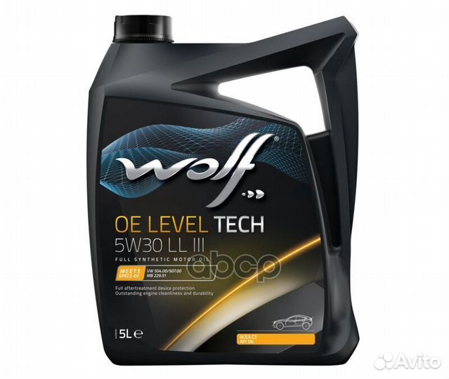 Wolf OE level tech 5W30 LL III Масло моторное